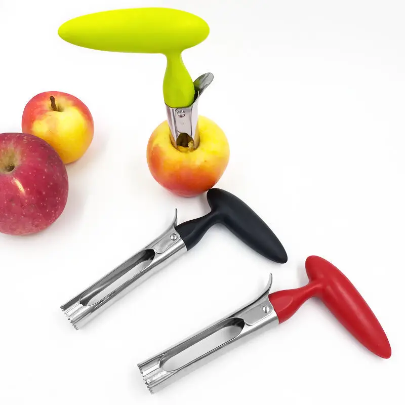 Corer de fruta de acero inoxidable, separador de núcleo de fruta, dispositivo de eliminación de semillas, herramientas de frutas y verduras