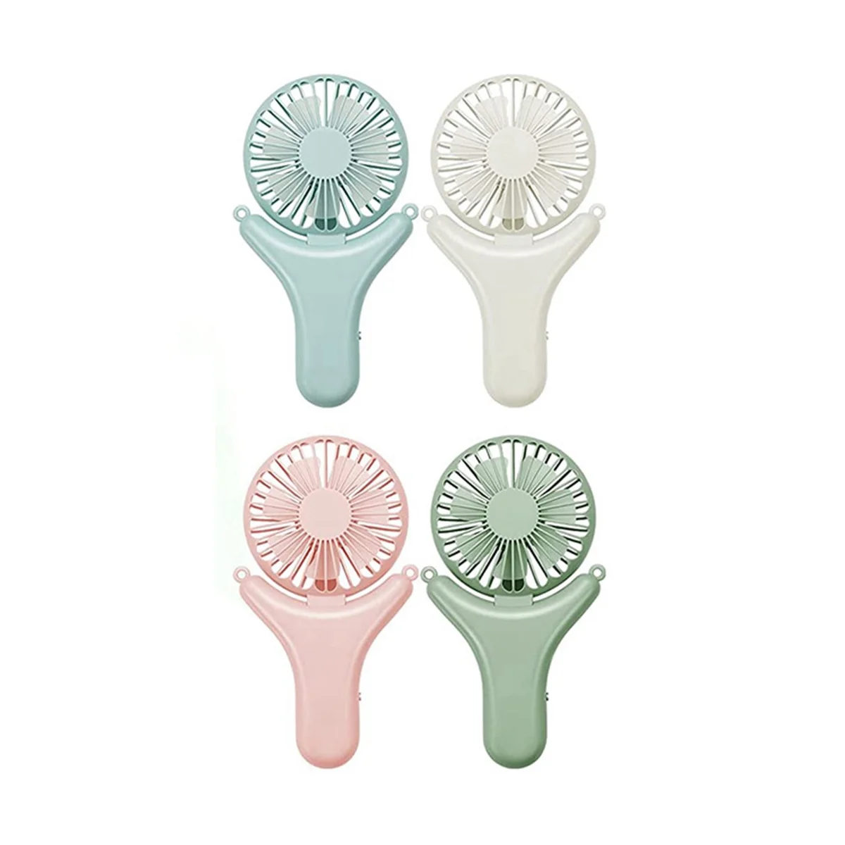 

Portable Fan Rechargeable Hanging Handheld Fan Mini Cooling Folding Electric USB Desk Fan