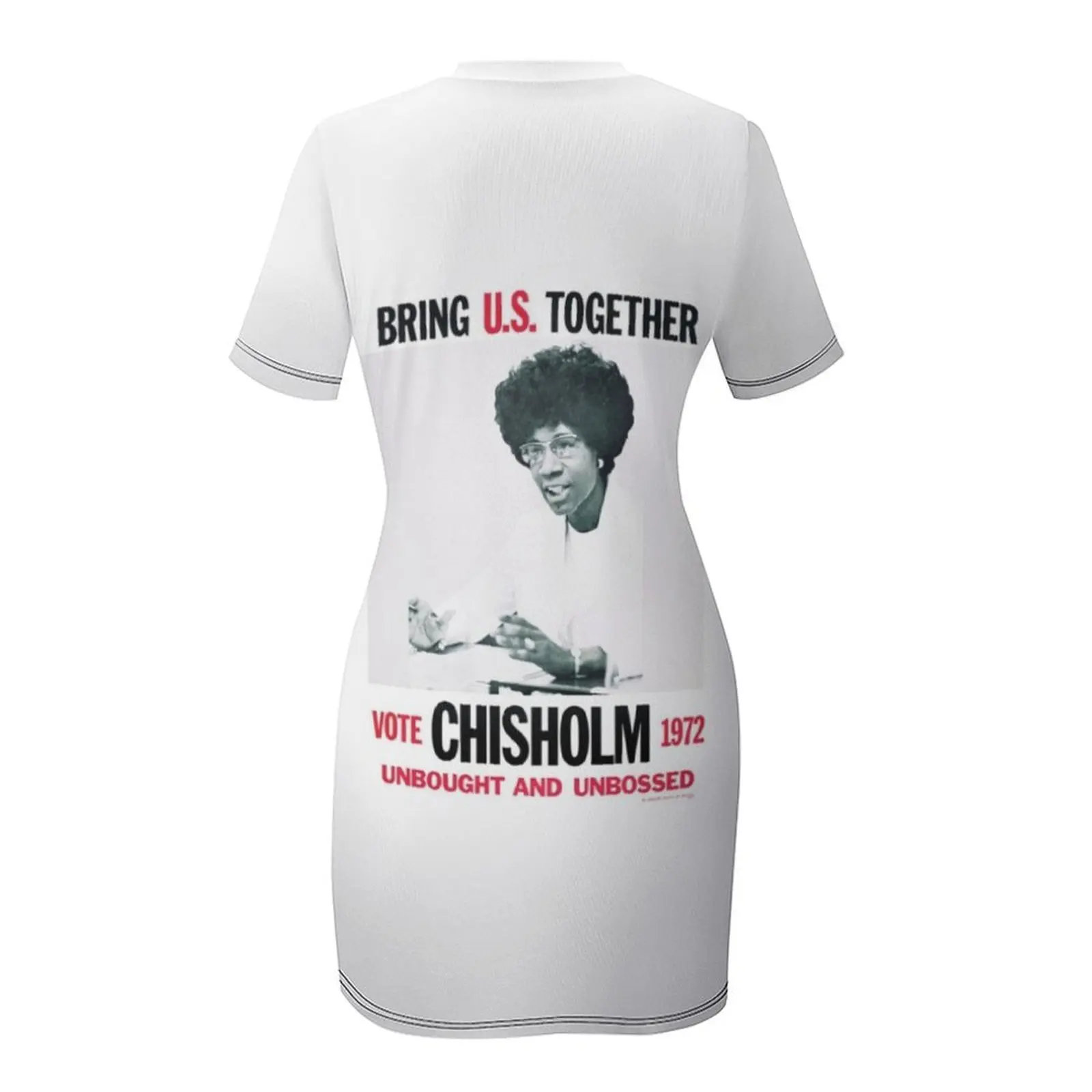 Фото Платье с короткими рукавами Shirley Chisholm for President, вечерние платья, женские коктейльные платья, одежда для женщин №5