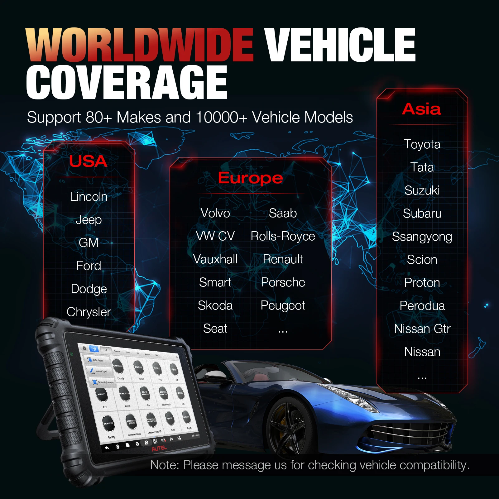 Autel MaxiSYS MS906 Pro диагностические инструменты Wi-Fi 128 ГБ MS906Pro OBD2 сканер для автомобиля