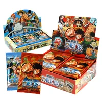japan anime cards box one pieces luffy zoro nami chopper franky collections card game collectibles battle child gift toys