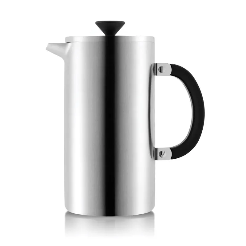 

Deluxe 34 Ounce Double Wall Stainless Steel French Press Coffee Maker, Highest Quality Tribute Design Perfect for Home or Office