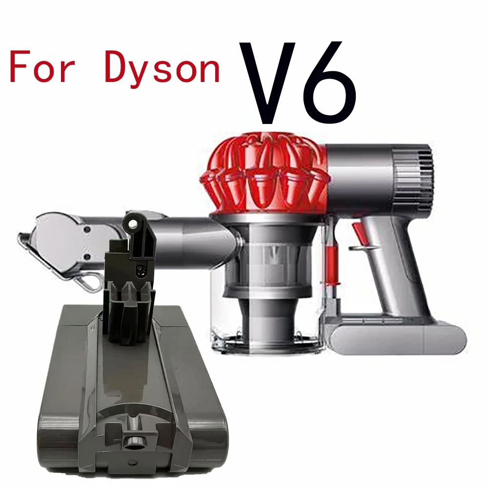 Новый сменный аккумулятор 21,6 В 12800 Ач для Dyson DC62 DC59 DC58 SV03 SV04 SV09 Animal Motorhead V6 Slim V6, абсолютный вакуумный аккумулятор (art.: 3920cd6bc4e70) - 3920cd6bc4e70