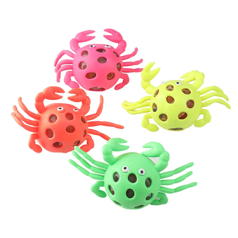 Soft Spider Fun Decompression Toys, Colorful Condensation Water Squeeze Scary Halloween Pranks антистресс Squishy Mini Toys enlarge