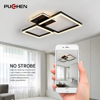 puchen intelligent led ceiling lights 50w72w108w background wall living room bedroom kitchen indoor home decorative lamp