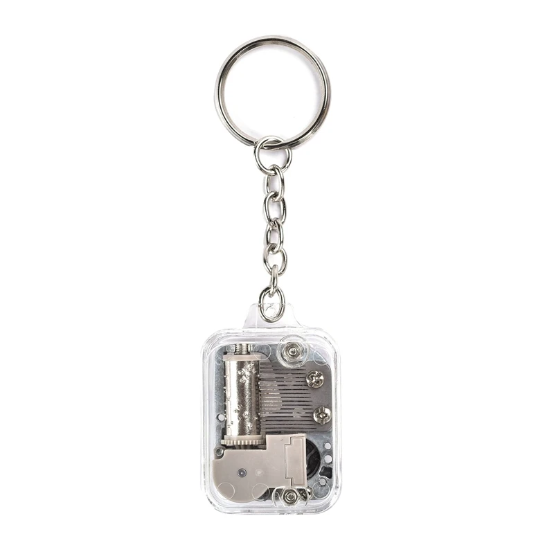 

2X Silver Music Box DIY Play Set 18Tones Mechanical Metal Music Boxes For Child XMAS Gifts Clockwork With Screws