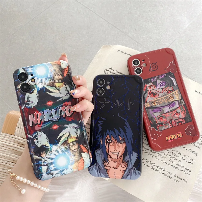

Naruto Sasuke Sharingan Rasengan Fashion Art Case for IPhone 11 12 13 14 Pro Max Plus Cartoons Phone Cover Back Shell Toy Gift
