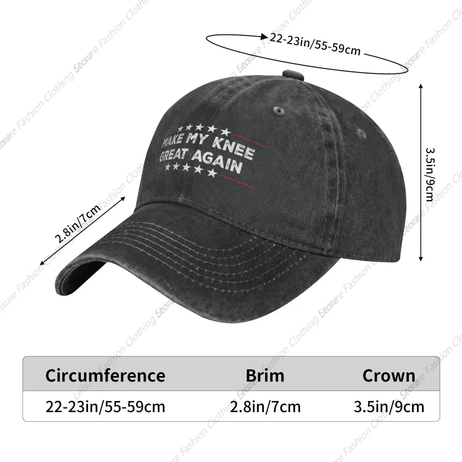 Регулируемые шапки с надписью Make My наколенник Great опять