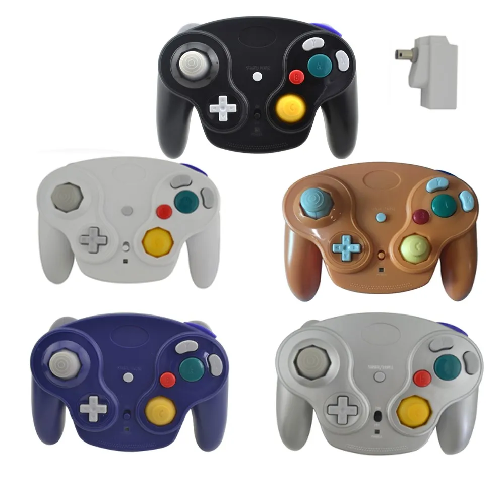 For N-G-C  Game Pad Joystick  For Game-Cube  For W-i-i Not Blue Tooth 2.4GHz  Wireless  Game Controller