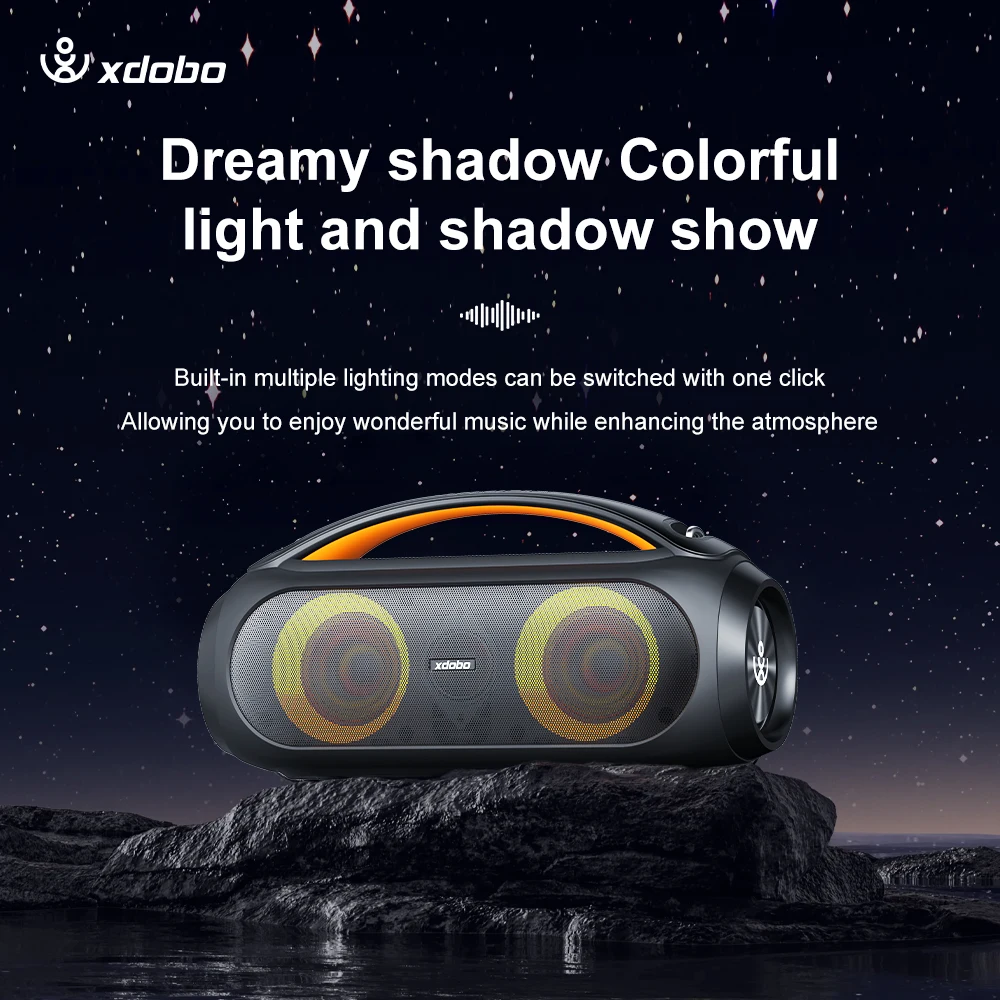 Фото XDOBO Vibe Plus 80 Вт динамик с синим зубом портативный громкий бас звуковая панель умные гаджеты для любителей музыки №5