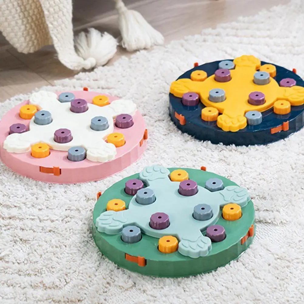 

Pet Dog Puzzle Toys Slow Feeder Interactive Increase Game Cat Dispenser Puppy NonSlip Pet Bowl Eating IQ Food Training Slow P5I1