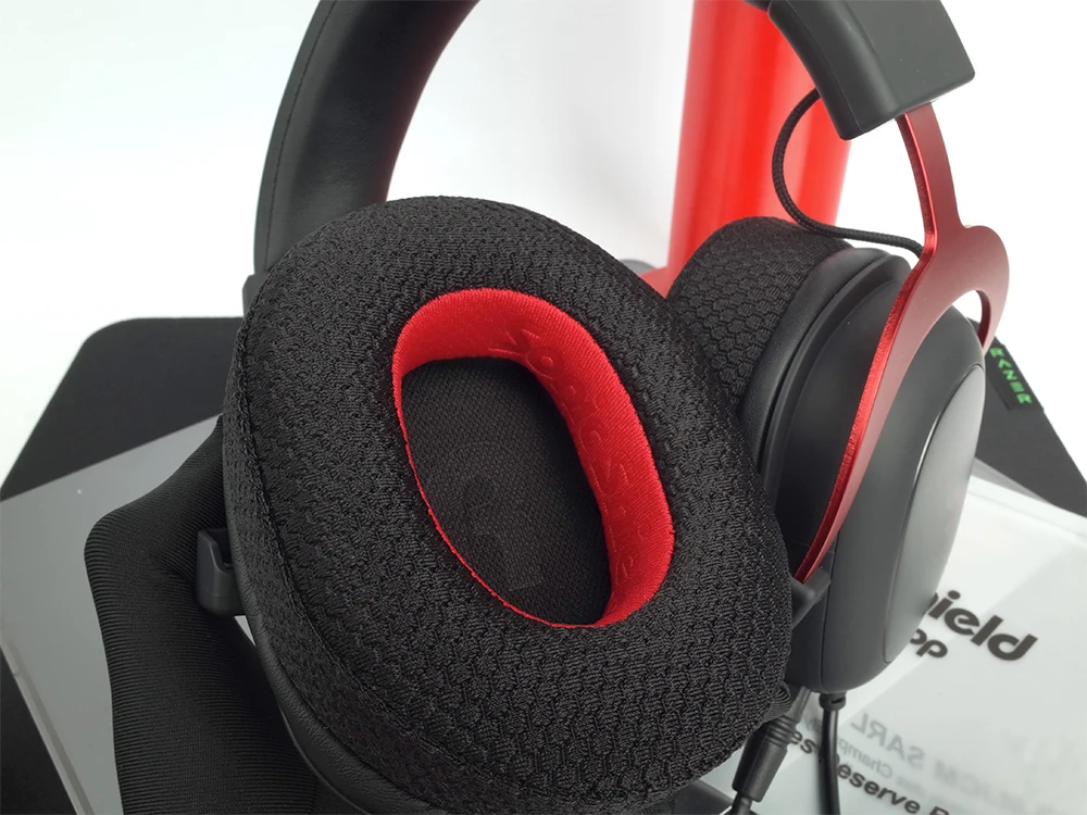 Сменные амбушюры для наушников Fantech WHG02 Harmony Pro WHG02P Valkyrie VKs1, тканевые, с эффектом памяти, из пеноматериала (art.: 3920db55dcbec) - 3920db55dcbec