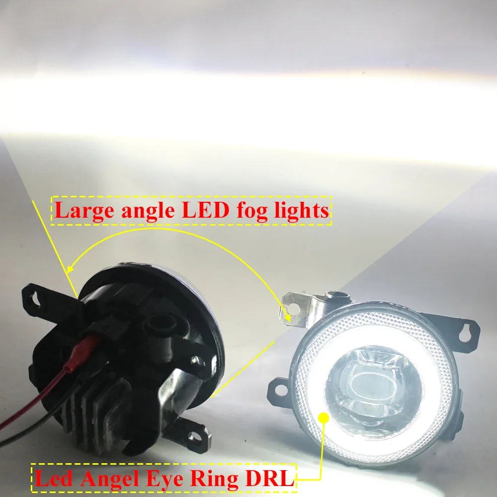 Фото Для Opel Holden Astra G/H OPC, Astra HSV VXR Vauxhall Corsa D OPC светодиодные противотуманные фары объектив 30 Вт Angel Eye аксессуары для внешних ламп №5
