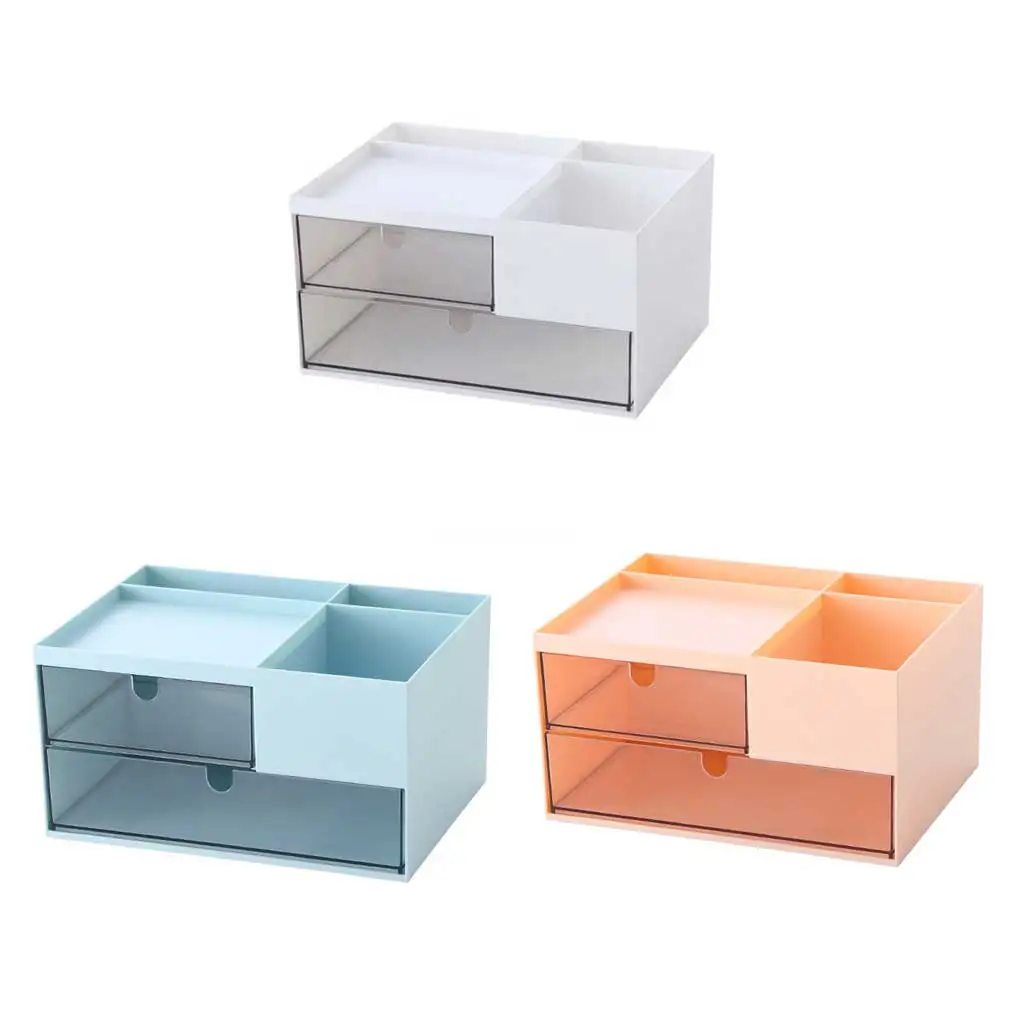 

Ручки, карандаши, ножницы, настольный органайзер с ящиком, домашний офис, настольный макияж, инструмент, канцелярские принадлежности, коробка для хранения, белый