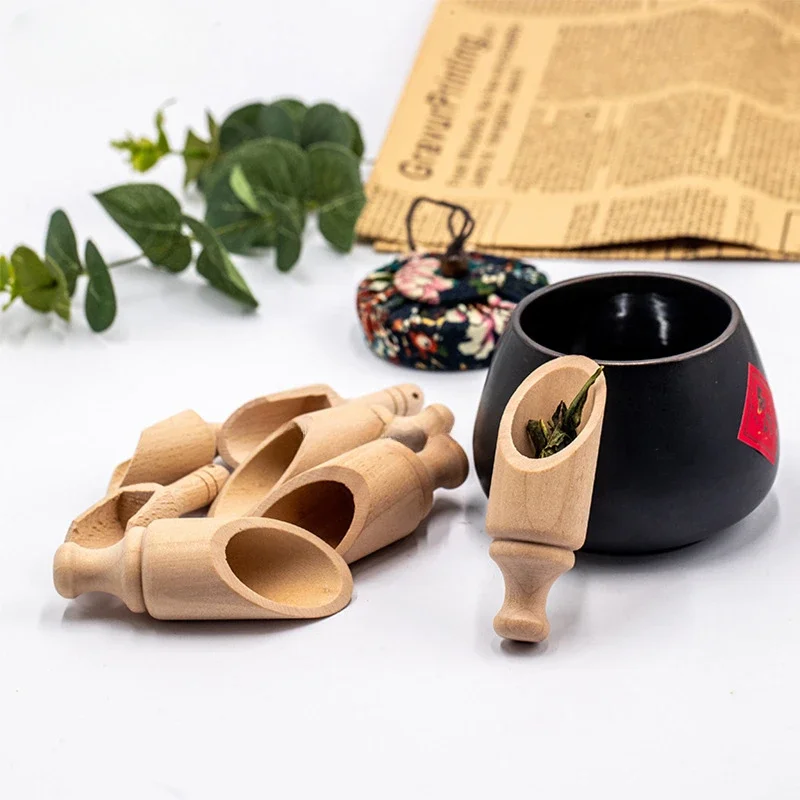 5 шт. чайная ложка маленькие соляные лопаты маленькая деревянная для молока