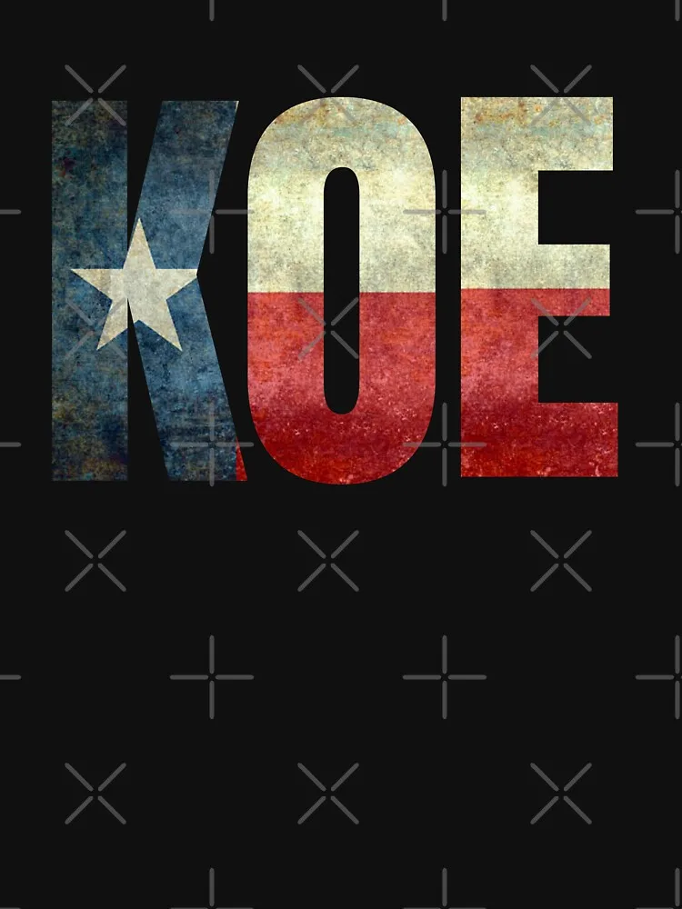 Классическая футболка KOE (westzel) с Техасским флагом