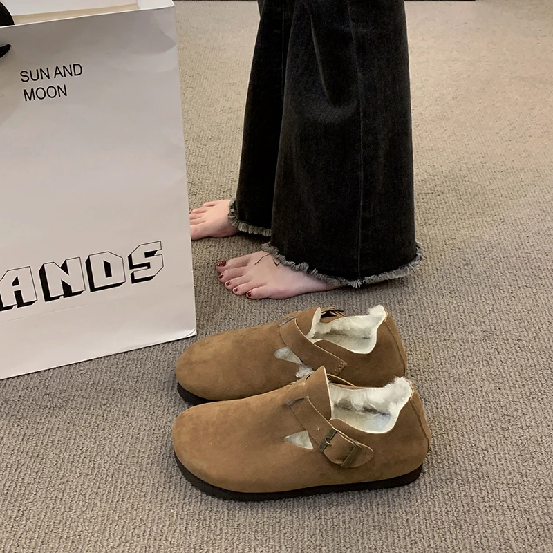 

Winter Shoes Women Female Footwear Casual Sneaker Shallow Mouth Soft Round Toe Retro New Dress Comfortable Leisure Lace-Up Slip-