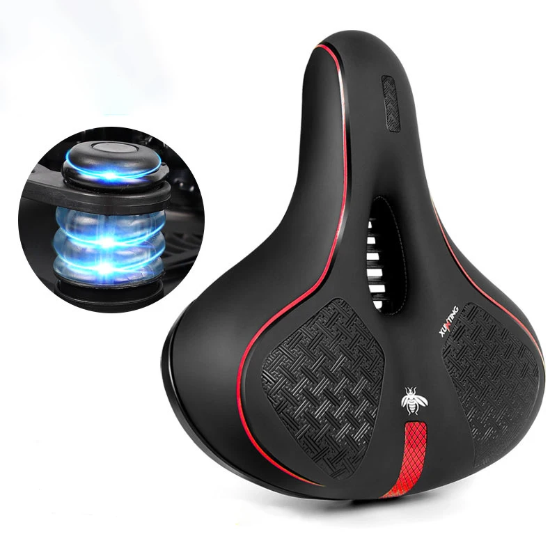 

Велосипедная Подушка, большое седло, водонепроницаемое седло, горное велосипедное седло, велосипедное утолщенное Силиконовое удобное прот...