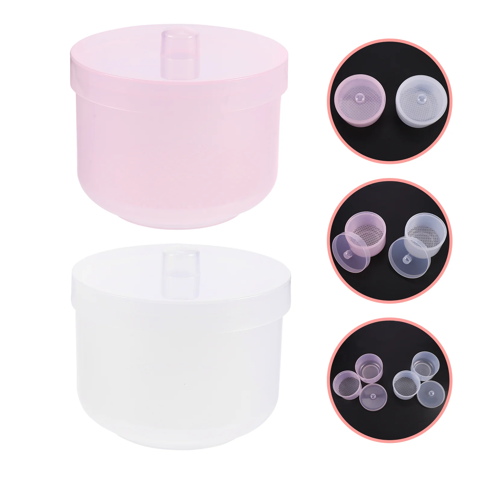 

Nail Bowl Tool Cleaner Soak Acrylic Polish Off Manicure Box Bit Remover Drill Soaking Soaker Finger Remove Beauty Case Cleantray