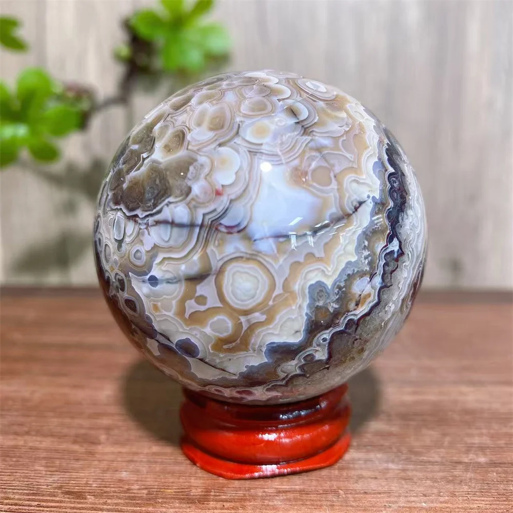 

Мексиканский агат сферический шар