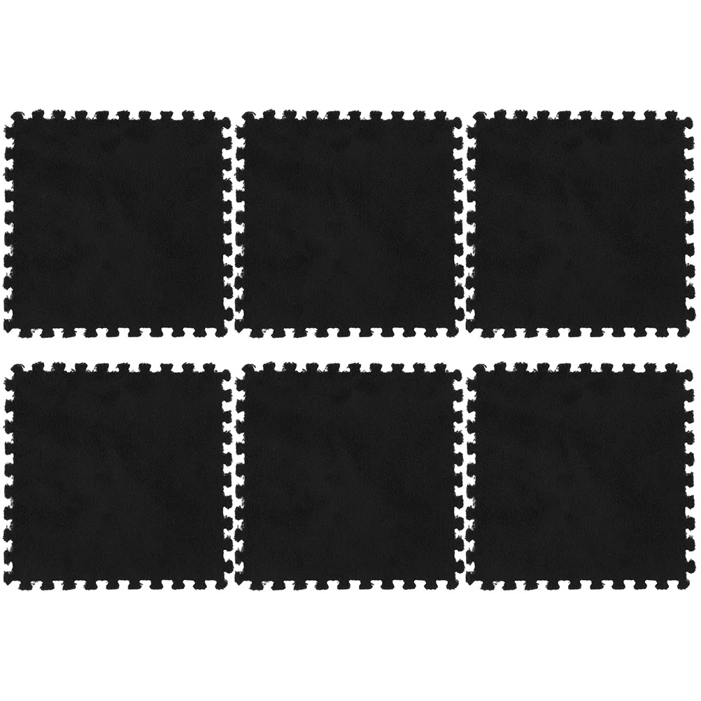 

6Pcs Mat Replaceable Puzzle Cushions Multi-function Play Mats Household Flooring Tiles for Ground Bedroom