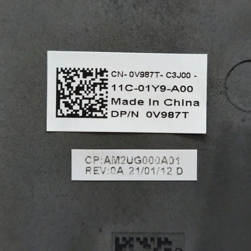 Новинка для Dell Latitude 7410 E7410 панель дверная крышка Нижняя Базовая задняя 0V987T V987T