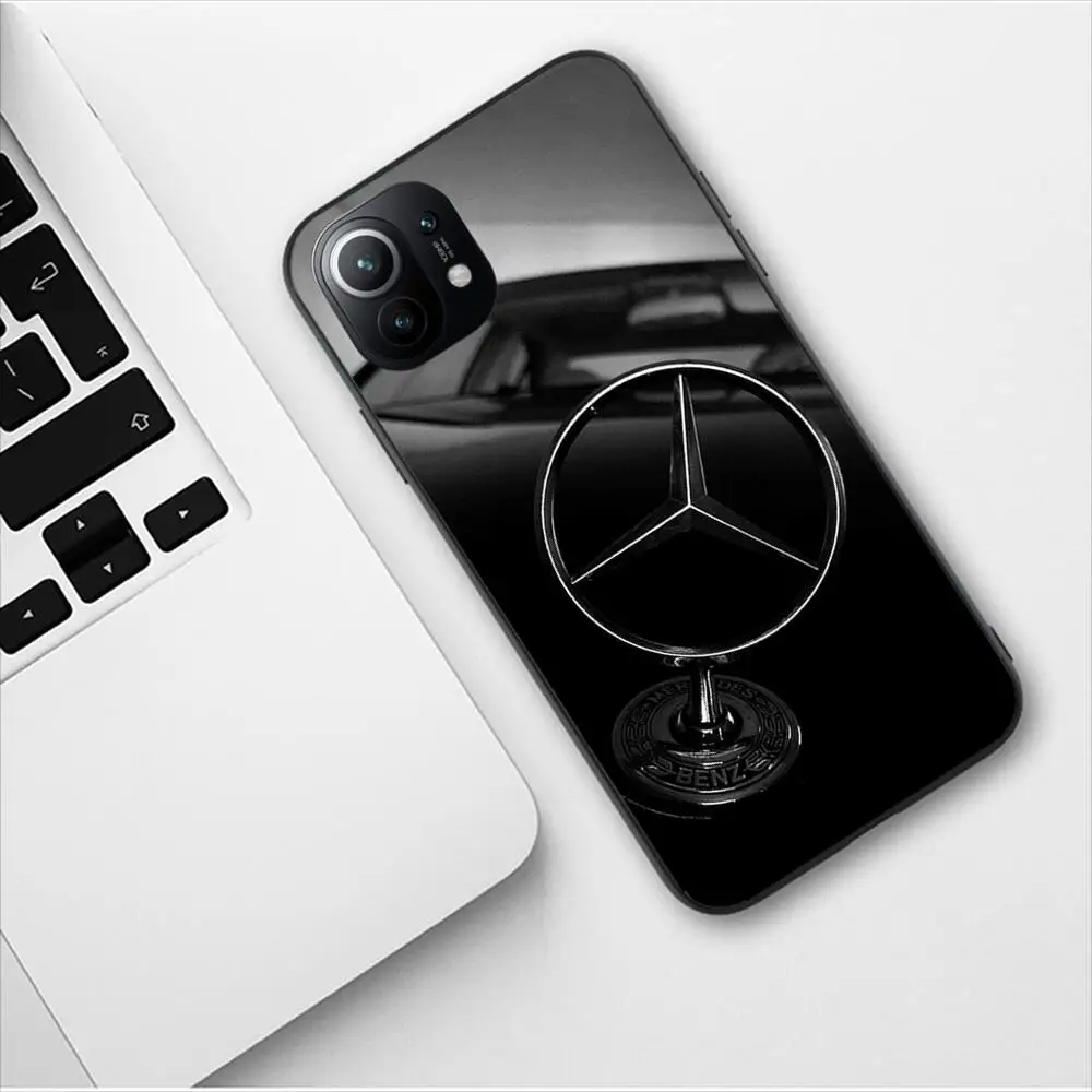 Luxury Car Mercedes Benz Phone Case For Xiaomi 13 12 11T 9 11 10C 9T 8 9SE 11i Lite Ultra Note10 Poco F3 M4 M3 Pro Soft Covers