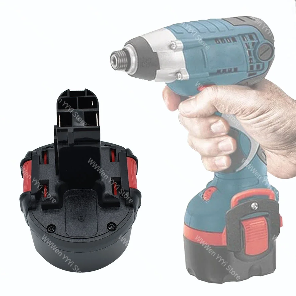 Фото Для Bosch 9,6 V 4800mAh Сменный никель-металлогидридный аккумулятор Battery PSR 960 BAT048 BAT100 BAT119 BH984 BPT1041 23609 32609 PSR960 GSR 9 6V E-2 GSR №2