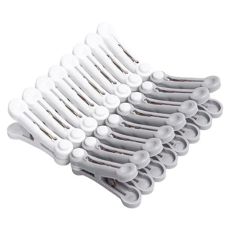 

Clothes Clips Pins 16pcs Windproof Unbreakable Clips For Hangers Bag Clips For Food Storage Shirt Pants Jeans Dress Purse