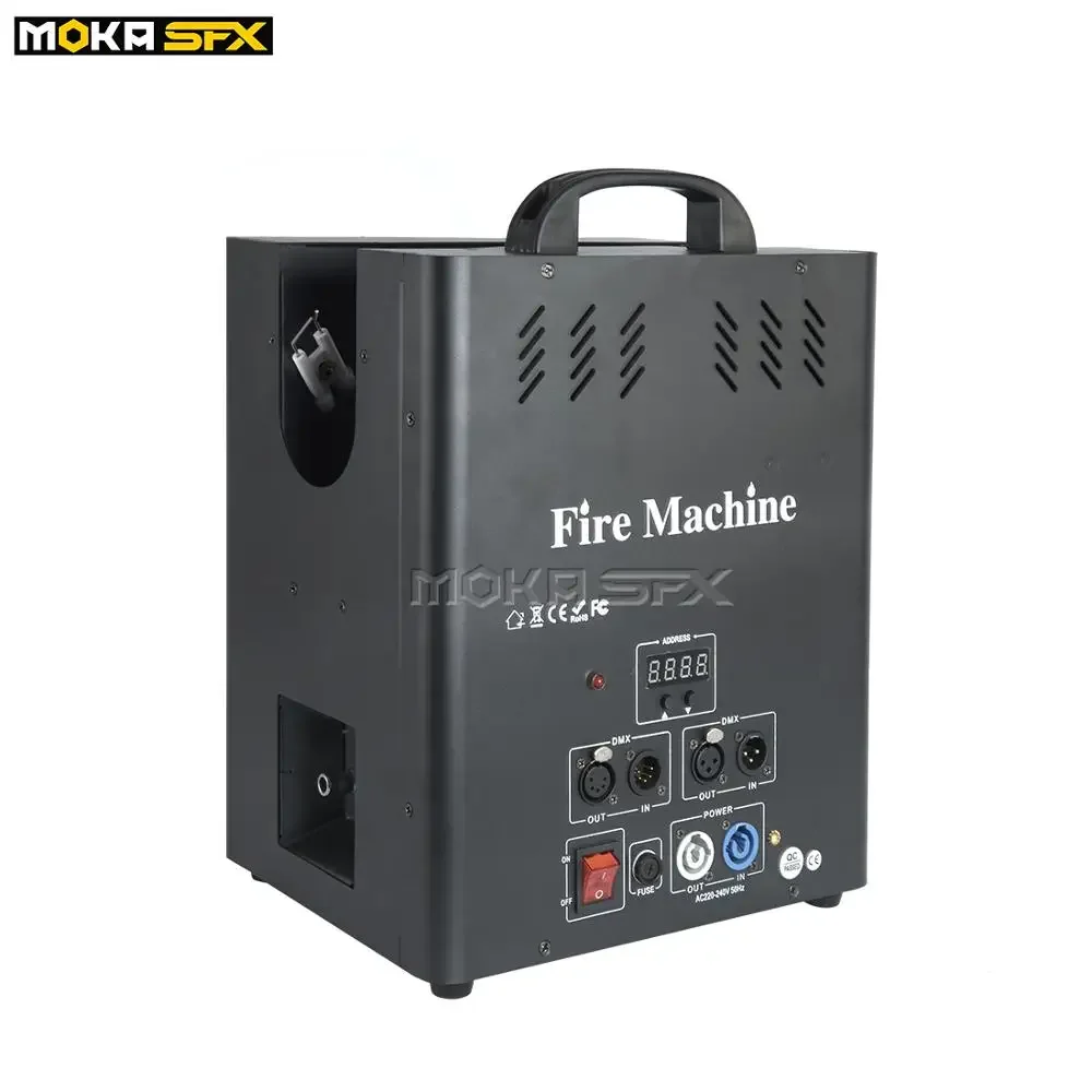 MOKA SFX 3-головочный DJ Flame Machine LPG Fire Projector DMX Control для спецэффектов Сценическое