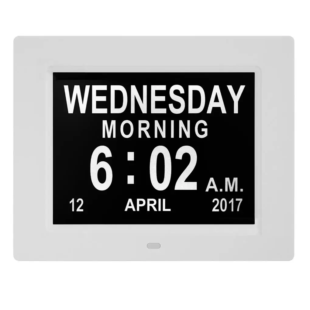 

LCD Digital Calendar Clock Time Office Dormitory Living Room Wake up Watch