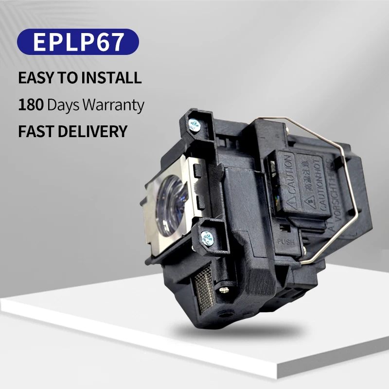 Replacement Projector Lamp ELPLP67 V13H010L67 for Epson EB-S11 EB-S12 EB-X11 EB-X12 EB-X14 EB-W02 EB-W12 |