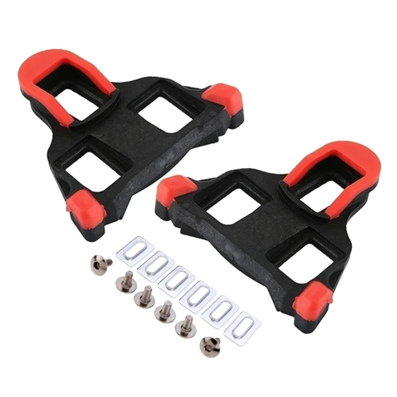 

Bicycle Self-locking Road Bike Cleat Sets Plate Float Pedal Cleats Plywood Group Cycling Shoes Accessories