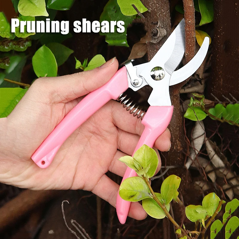 Garden Fruit Flower Branch Scissors Color Stainless Steel Pruning Shears Garden Plant Potted Decoration Professional Scissors
