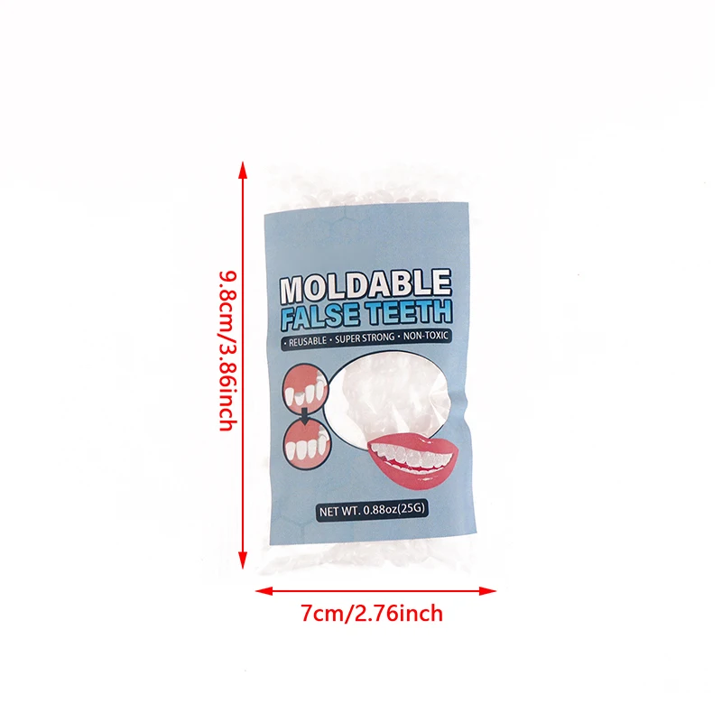 Полимерный набор для временного ремонта зубов 25 г зазоры искусственные зубы