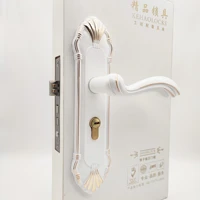 european white interior room door lock modern minimalist handle lock bedroom door lock wooden door handle