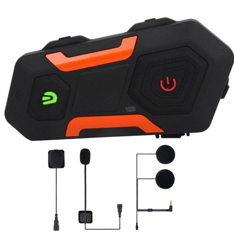 

Bluetooth-гарнитура V3 PLUS для мотоциклетного шлема, 1400 м