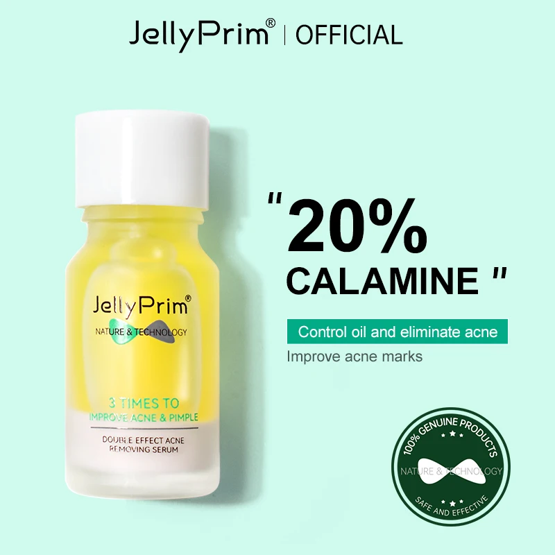 

Jellyprim Salicylic Acid for Acne Treatment Removal Niacinamide Facial Serum Whitening Shrink Pores Skin Care Beauty Cosmetics