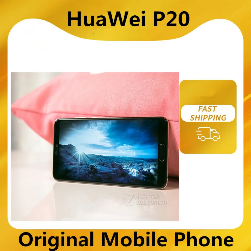 Международной прошивки HuaWei P20 4G LTE Sim бесплатно телефон 6 ГБ ОЗУ 128 Гб ПЗУ Ai камера 24