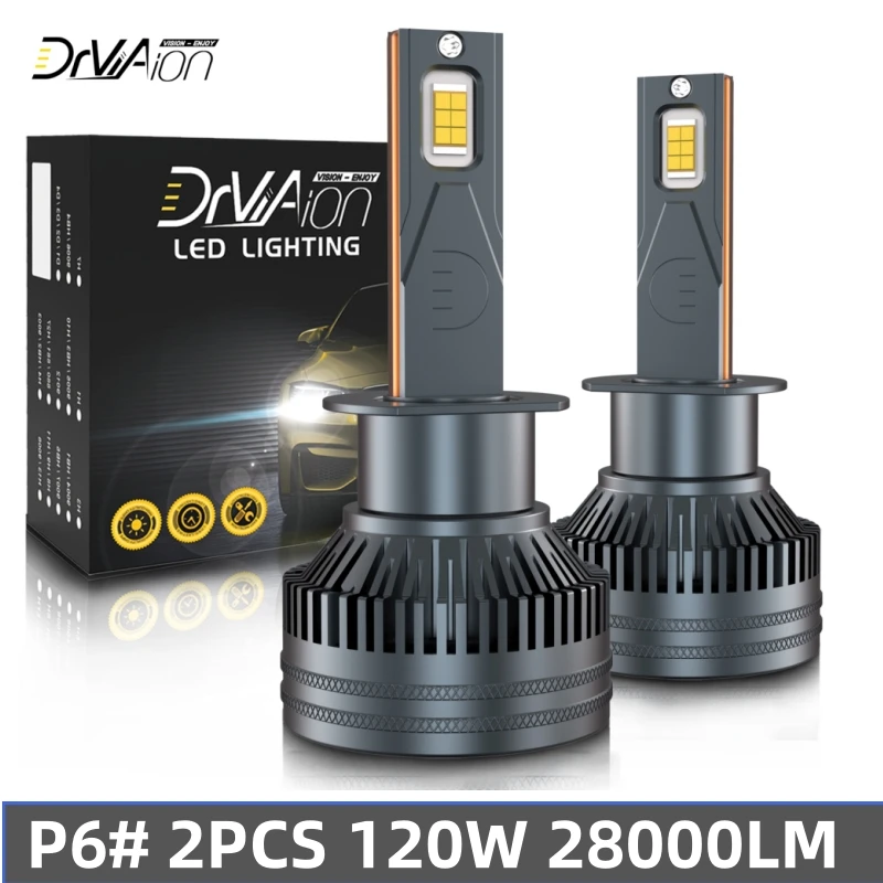 

Лампы головного света, 2 шт., 120 Вт, 9005 лм, H1 H4 H11 9006 HB3 3570 HB4