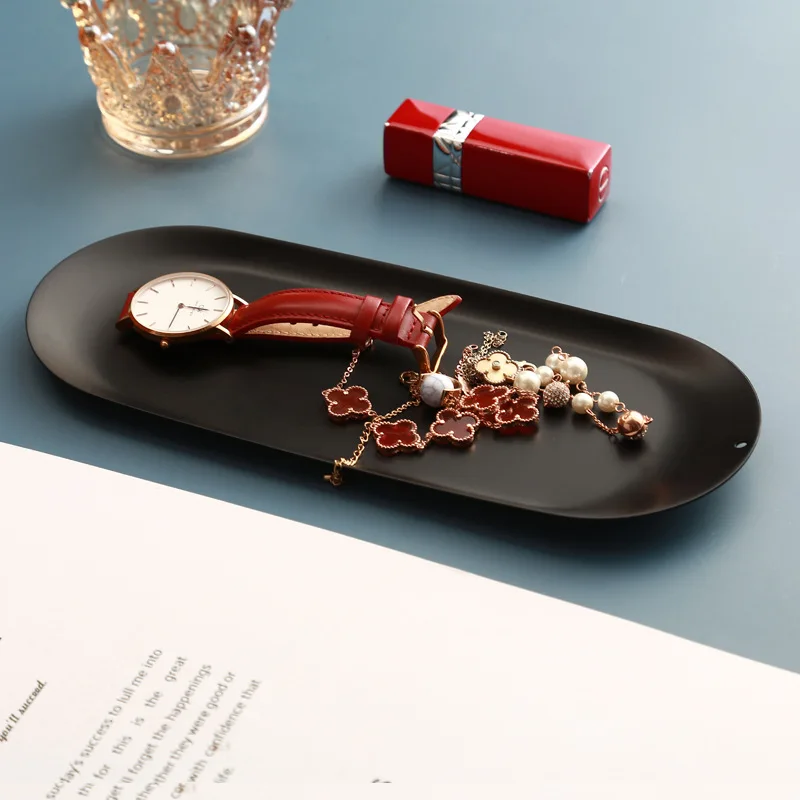 

Nordic Style Gold Dining Plate Stainless Steel Dessert Plate Nut Fruit Cake Tray Snack Kitchen Plate Western Steak Kitchen Plate