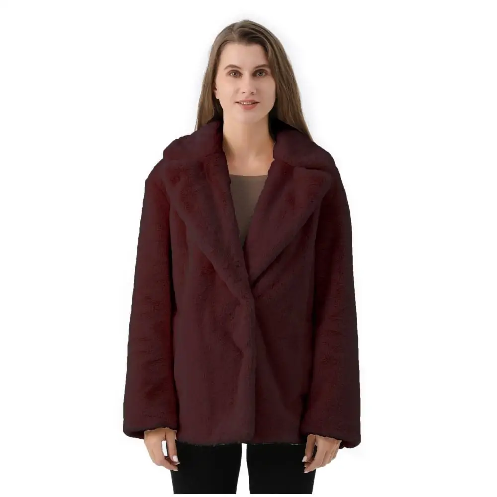 Thick Real Fur Teddy Coat Women 2022 Winter Warm Soft Rabbit Fur Jacket Plush Overcoat Fashion Fluffy Thermal Women Fur Parka