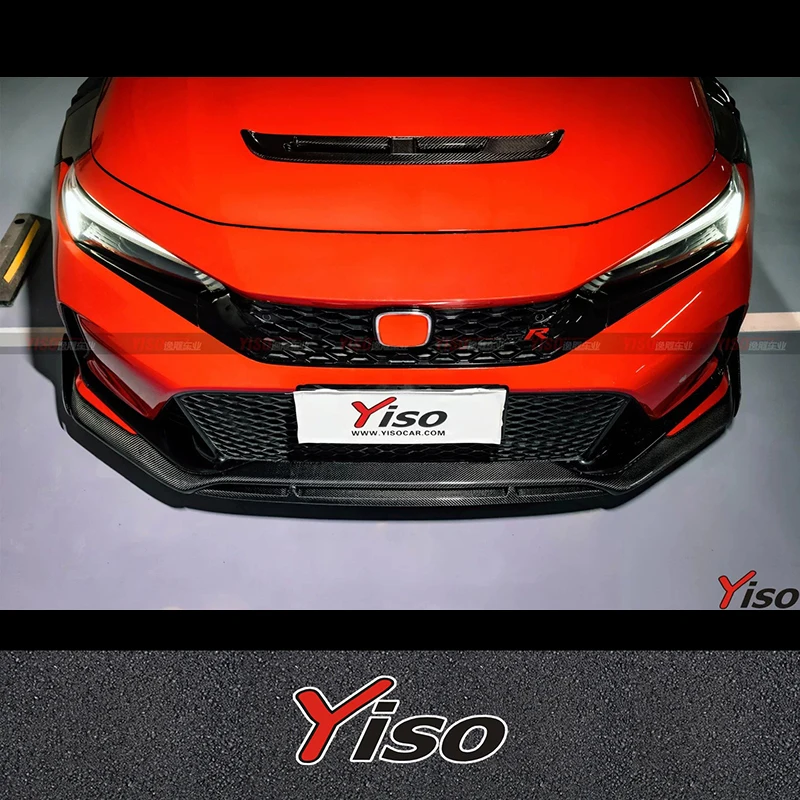 Фото Подходит для TypeR FL5: Модифицированный аэродинамический обвес, передний спойлер, аэродинамический комплект, передняя губа из сухого карбона APR. №5