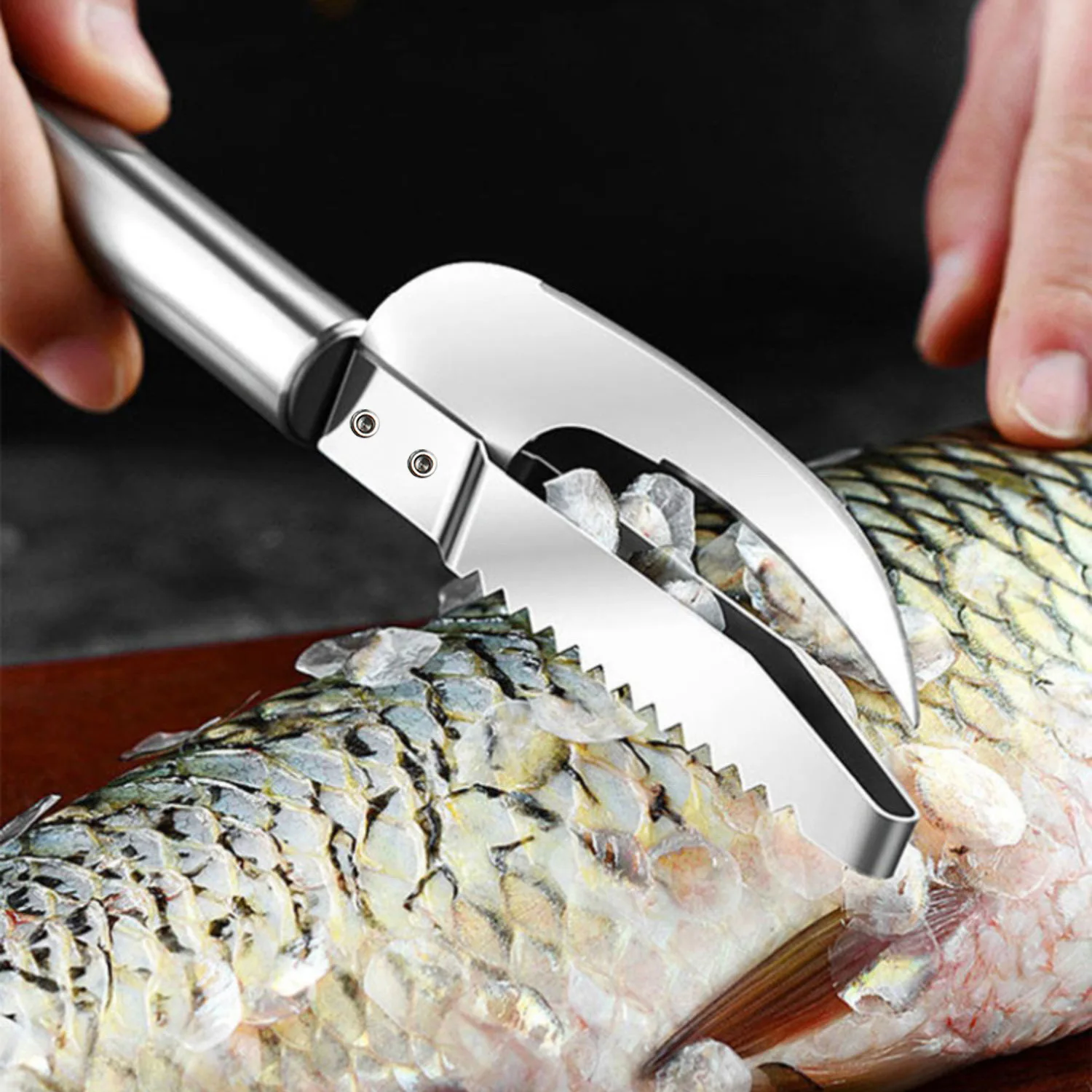 Новый креативный 2-в-1 многоцелевой строгальный станок из нержавеющей стали для рыбы домашний инструмент для уничтожения рыбы и разбивания кишечника рыболовные Весы