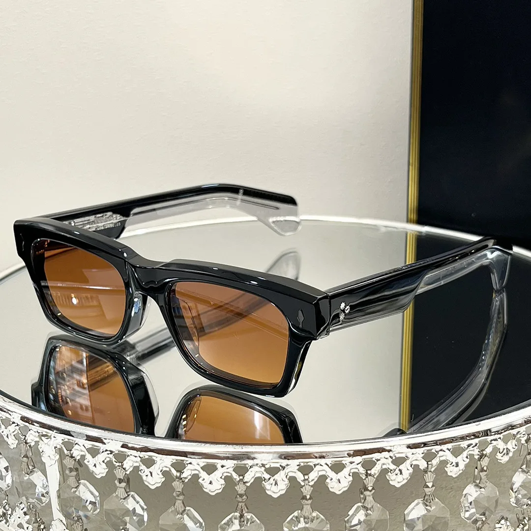 Модные квадратные солнцезащитные очки премиум-класса из ацетата с