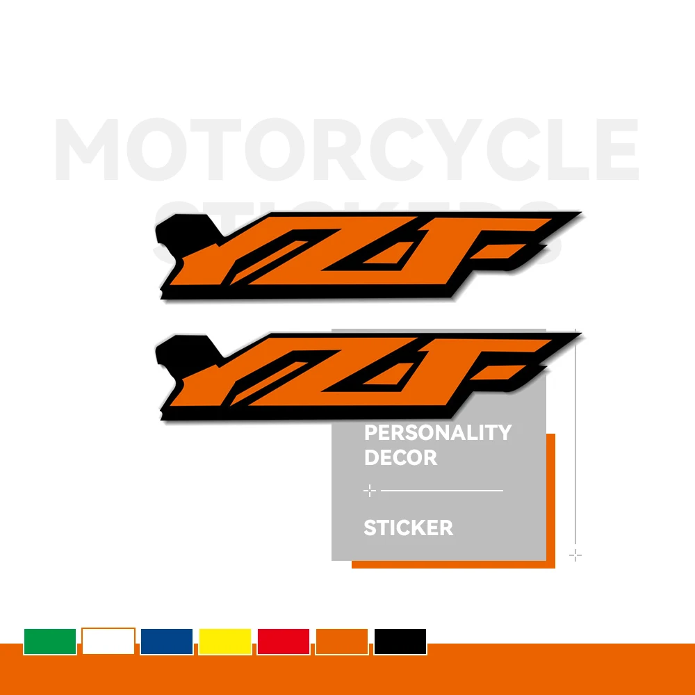 

New motorcycle bicycle LOGO fuel tank notebook luggage helmet waterproof reflective MOTO sticker for yamaha YZF1000 YZF R1 R6 R7