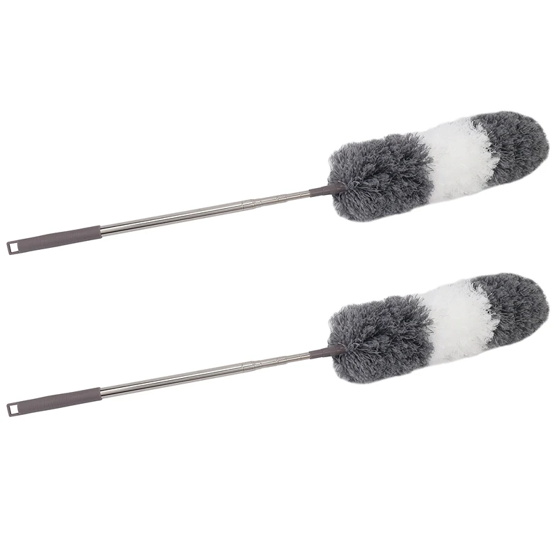 

Горячая Распродажа, Женский Пыльник из микрофибры с очень длинным удлинителем 100 дюйма и гибкой головкой, моющийся инструмент для очистки п...