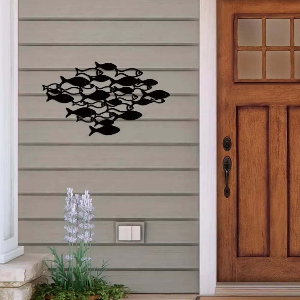 Океан тема настенное Искусство: черная классическая красота для гостиной и бара.