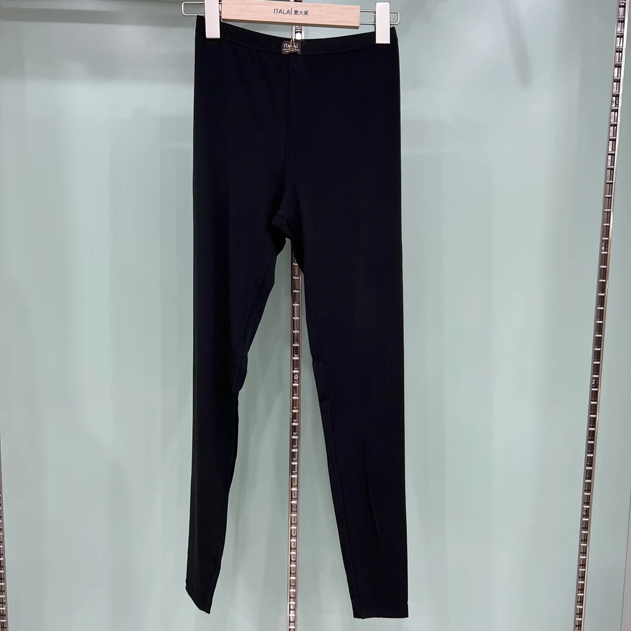 Xiaolai женские тонкие леггинсы шелковые черные цельные джинсы одежда и брюки из