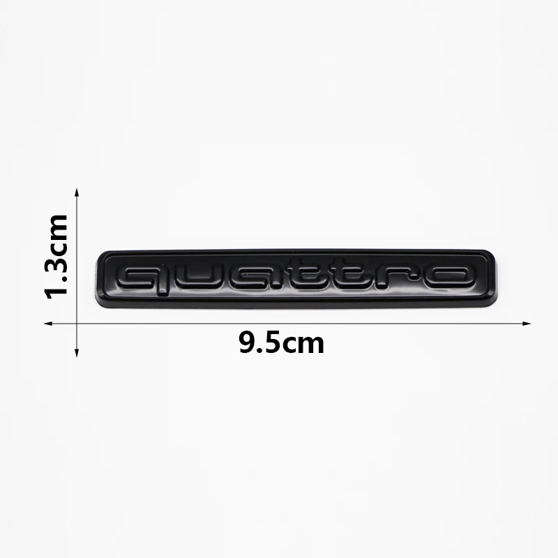 4-кольцевой логотип из АБС-пластика глянцевый черный автомобильный капот